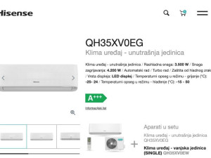Hisense QH35 energy Nordic A+++