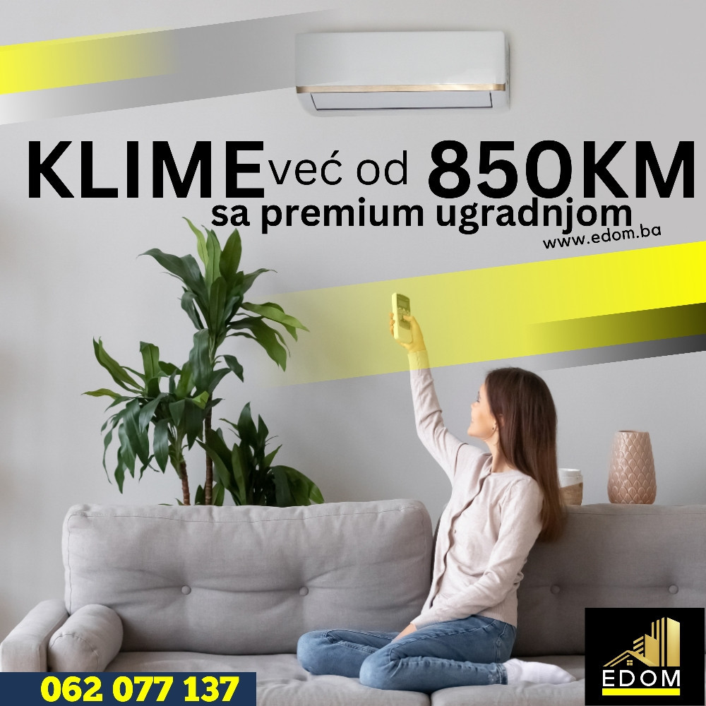 KLIME NAJPOVOJLNIJE SA UGRADNJOM — fotografija 1
