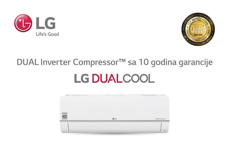 LG Klima S12EQ 12-ka INVERTER DUAL INVERTER 12 — fotografija 1