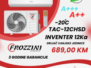 FROZZINI INVENTAR KLIMA TAC-12CHSD/LFI -20 WIFI A ++