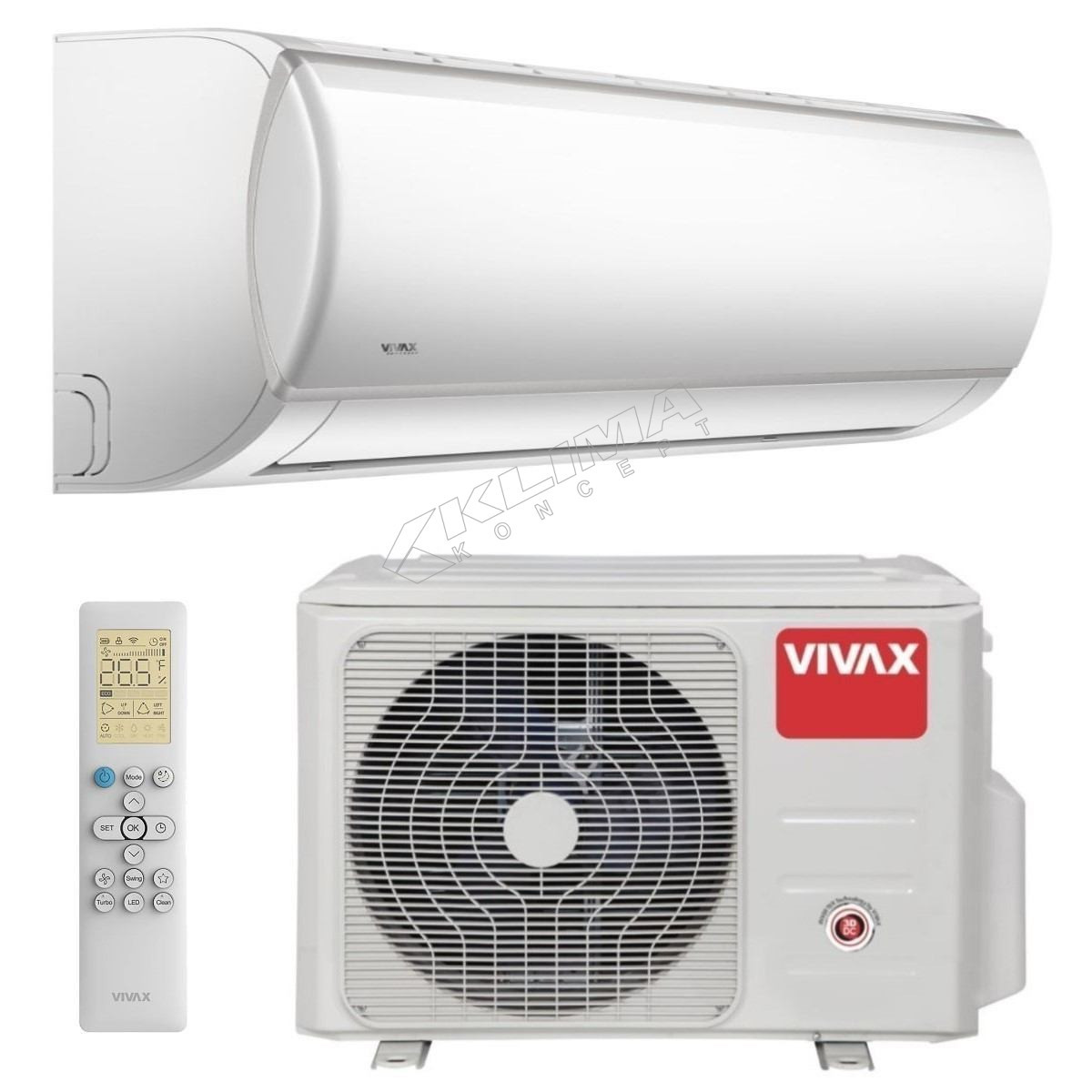 KLima VIVAX 12KA INVERTER -15 A++ — fotografija 1
