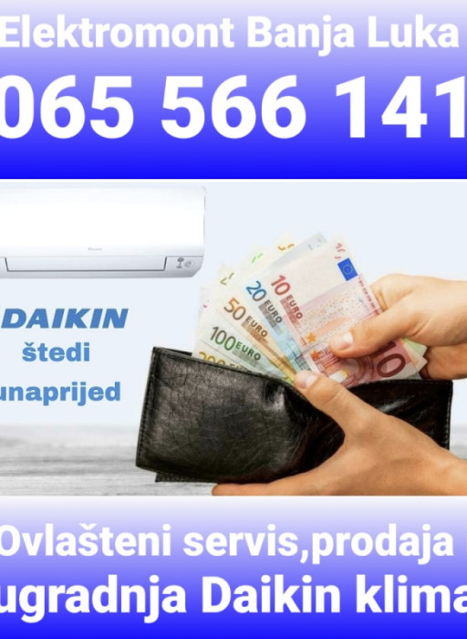 Klima NOVI MODEL FTXF35F Daikin SENSIRA 1848 KM 065 566 141 — fotografija 1