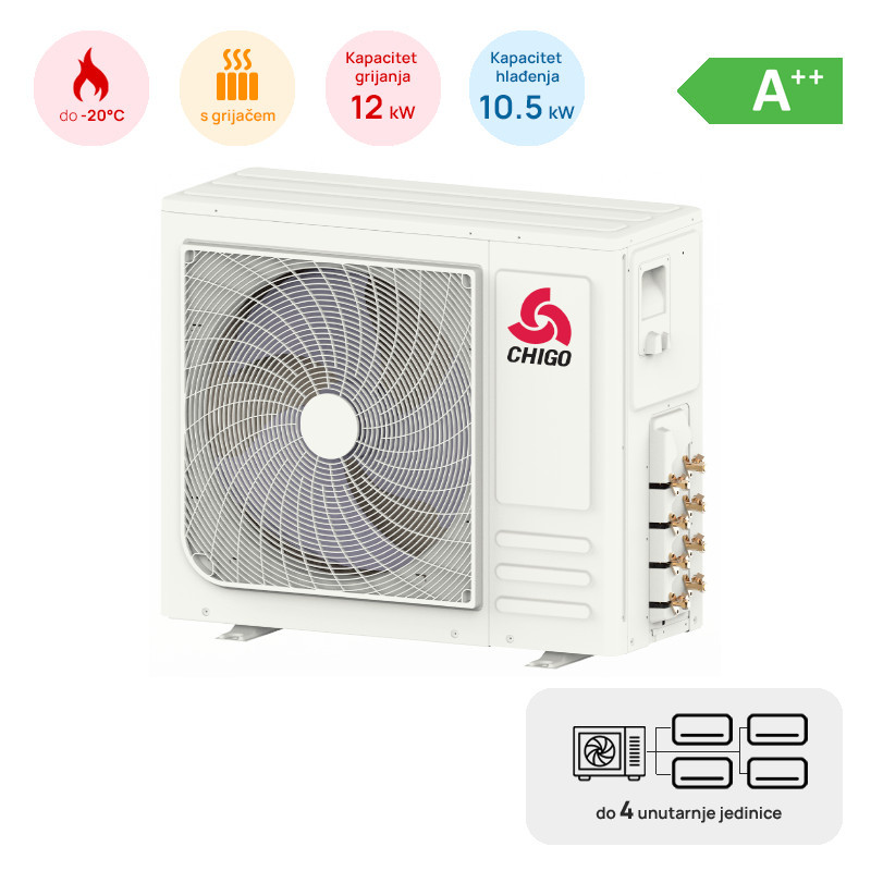 Multi split Chigo vanjska jedinica 10.5kW A++ 4 izlaza — fotografija 1