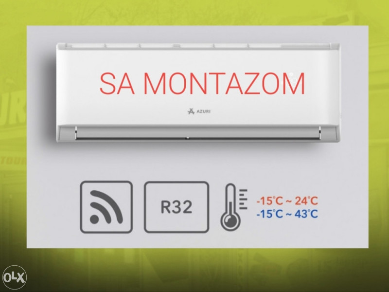 Klima uredjaj GREE - Azuri inverter 12 sa MONTAZOM — fotografija 1