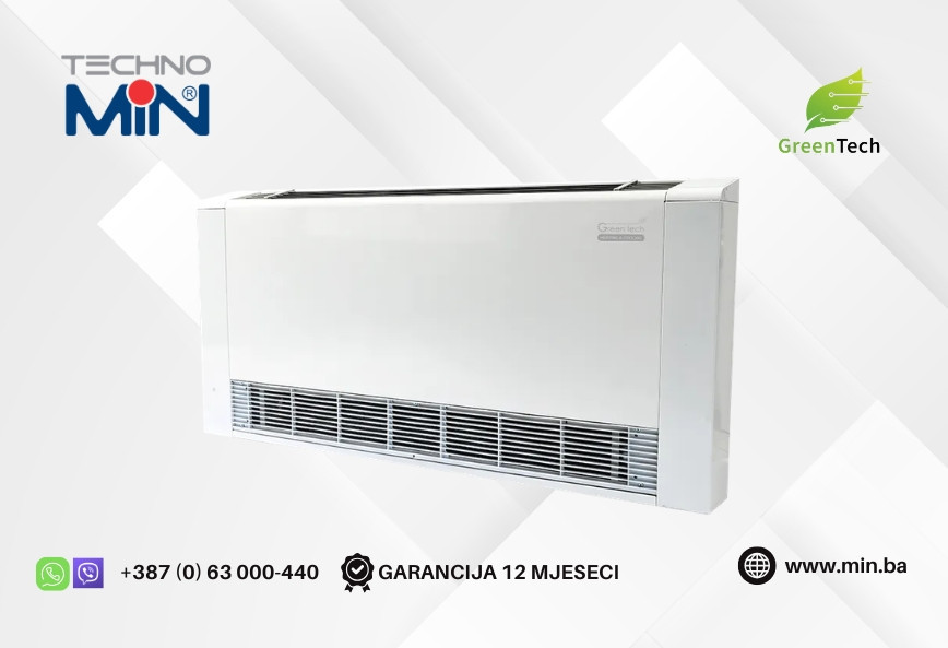 Green Tech VKG-56K-700M-PL podni lijevi ventilokonvektor 5.6 kW — fotografija 1
