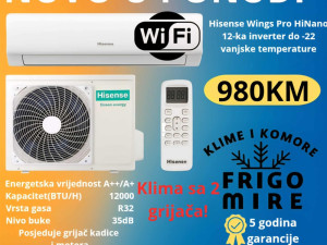 Klima hisense kb35 cijena sa uracunatom montazom