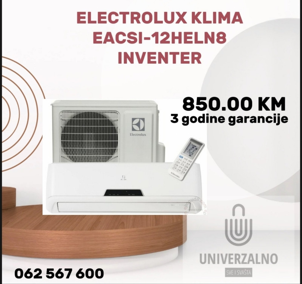ELEKTROLUX KLIMA INVENTER EACSI-12HELN8 — fotografija 1