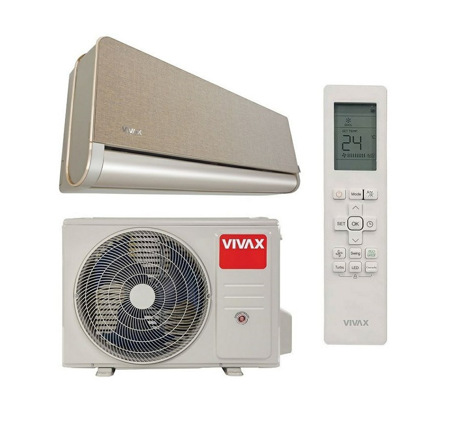 VIVAX H+ DESIGN KLIMA UREDAJ ACP-12CH35AEHI+R32 GOLD — fotografija 1