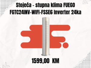 FUEGO FGTC24INV WIFI FSSE6 Stojeća Inverter Klima 24ka