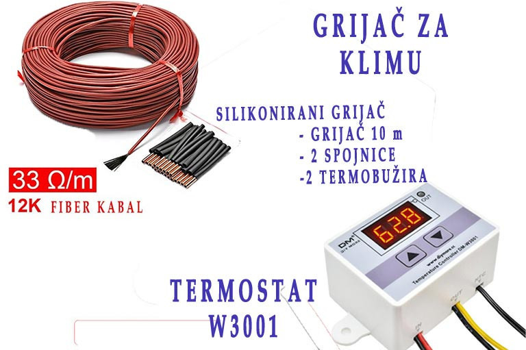 Termostat w3001 za DEFROSTER Klima klimu i grijač — fotografija 1