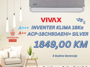 VIVAX H+ DESIGN KLIMA UREDAJ  ACP-18CH35AEHI +R32 SILVER