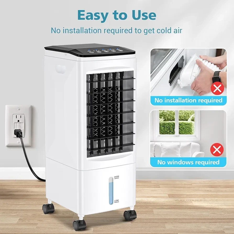 Mini Klima Ventilator Prijenosna Pokretna Klime Osvjezivac Zraka — fotografija 1