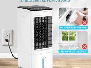 Mini Klima Ventilator Prijenosna Pokretna Klime Osvjezivac Zraka — fotografija 1