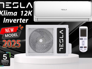 KLIMA UREDJAJ TESLA 12-KA INVERTER, 5 GODINA GARANCIJA