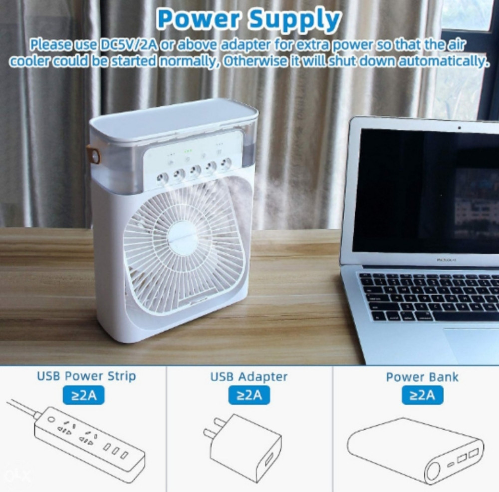 Mini Klima Ventilator Prijenosna Pokretna Klime Osvjezivac Zraka — fotografija 1