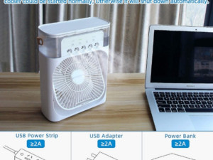 Mini Klima Ventilator Prijenosna Pokretna Klime Osvjezivac Zraka — fotografija 1