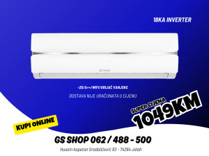 Klima CHIGO 18KA INVERTER -25/A++/WIFI/GRIJAČ VANJSKE — fotografija 1