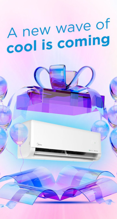 Klima inverter 12 Midea SOLSTICE -25 A+++ 2 grijača wifi 12ka — fotografija 1