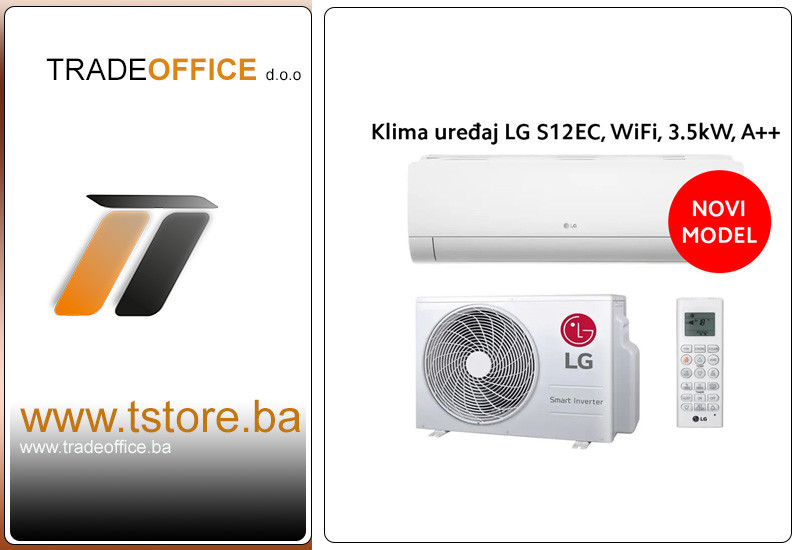 LG klima S12EC,  WIFI, rad na -15 stepeni, garancija 5 god — fotografija 1