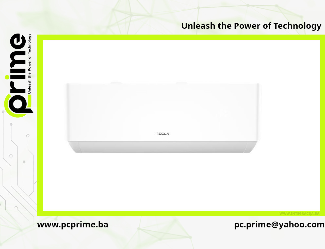 TESLA Klima TT51TP91-1832IHWT Inverter,R32,WiFi DA 18000Btu snag. — fotografija 1