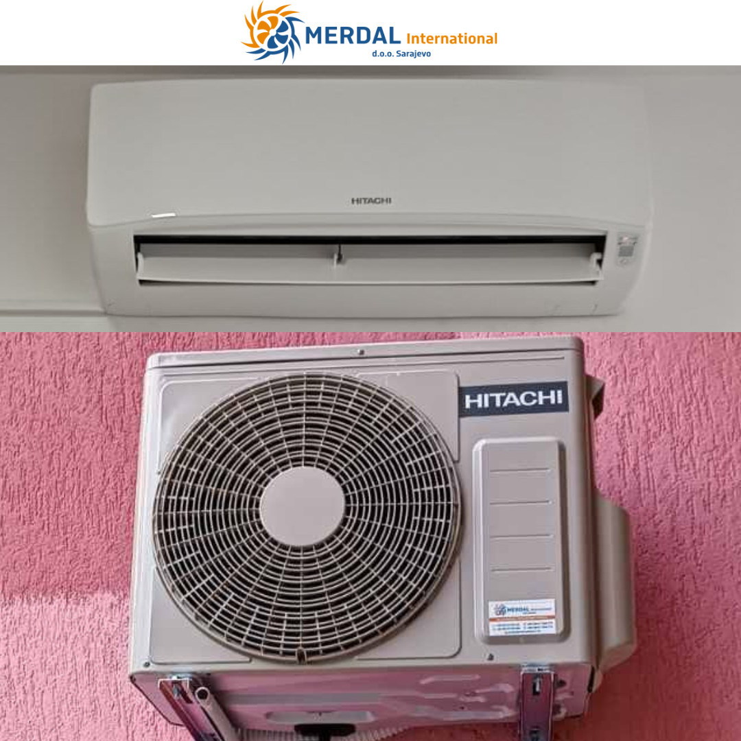 HITACHI AIR HOME 400 RAC-DJ25WHAE/RAK-DJ25RHAE inverter R32 — fotografija 1