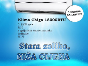 Klima Chigo 1800BTU