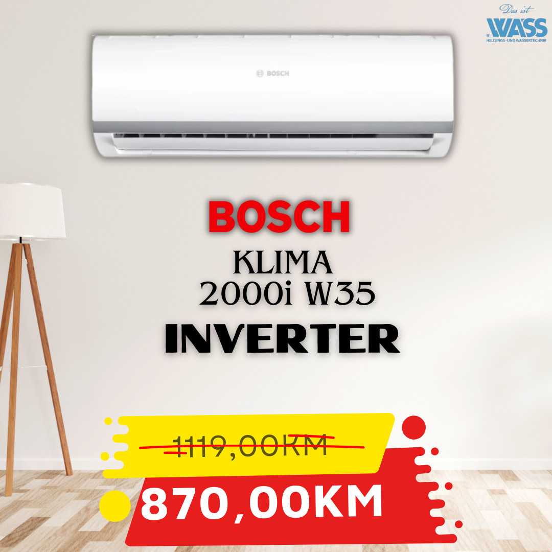 KLIMA INVERTER BOSCH CL2000I 3,5KW 12ka — fotografija 1