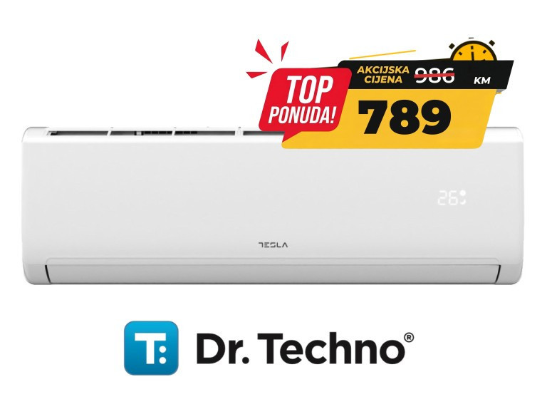 TESLA Klima TD34TP2T-1232IAW Inverter,R32,WiFi DA 12000Btu snag.3 — fotografija 1