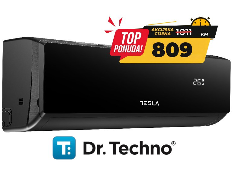 TESLA klima TT34EX82BM-1232IAW Inverter,R32,WiFi DA 12000Btu snag — fotografija 1