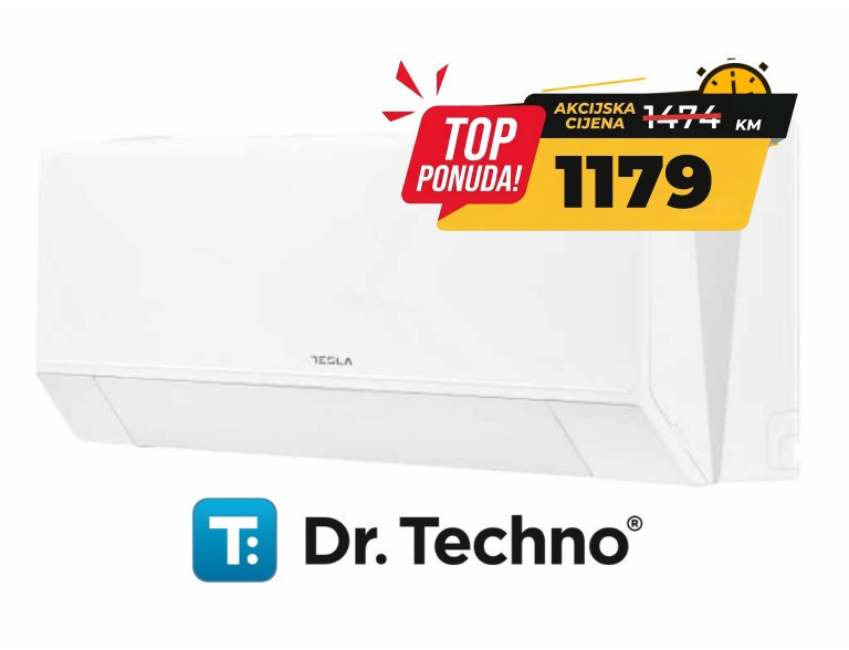 TESLA Klima TM36EP11-1232IHWT Inverter,R32,WiFi DA 12000Btu snag. — fotografija 1