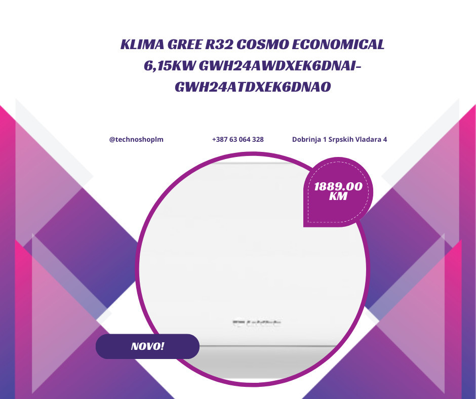 Gree R32 COSMO ECONOMICAL 6.15 KW — fotografija 1