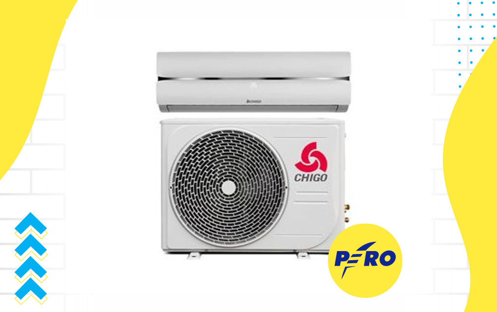 Klima inverter 12000BTU 3,5kW WIFI, siva  CHIGO — fotografija 1