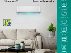 HISENSE ENERGY PRO 12KA ENERGY PRO QE35XV0EG GRIJANJE DO -22 A+++