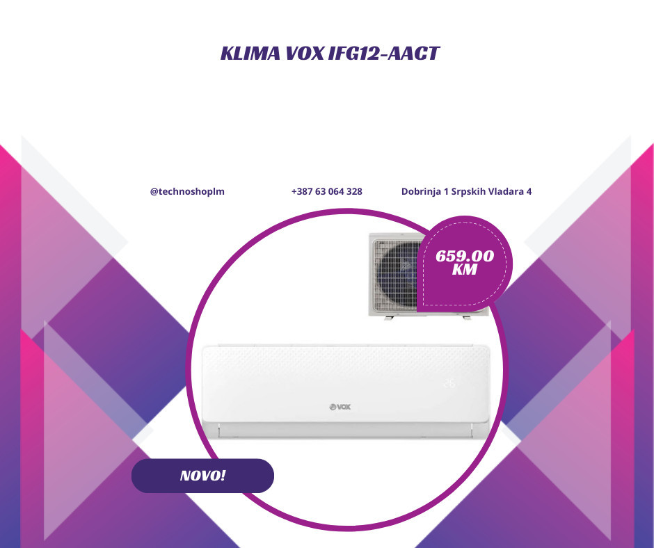 Klima uređaj VOX IFG12-AACT — fotografija 1