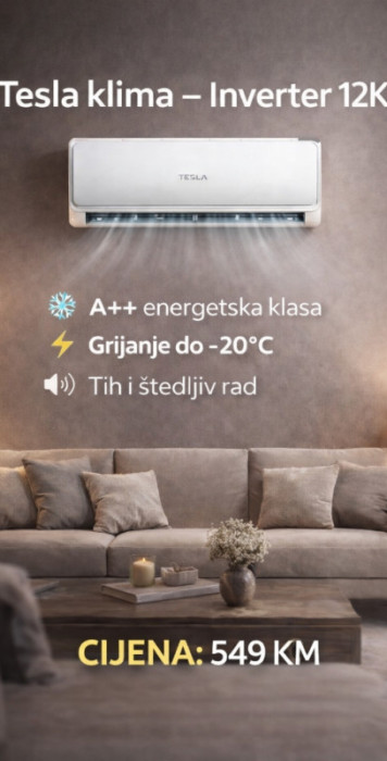 TESLA INVERTER KLIMA -20 A++ — fotografija 1