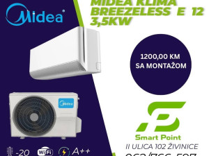 MIDEA BREEZELESS E klima uređaja -20C A++ WI-FI sa montažom — fotografija 1
