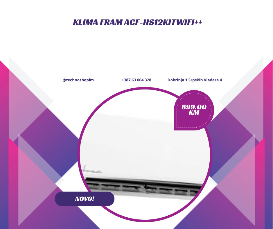 Klima uređaj FRAM ACF-HS12KITWIFI++ — fotografija 1