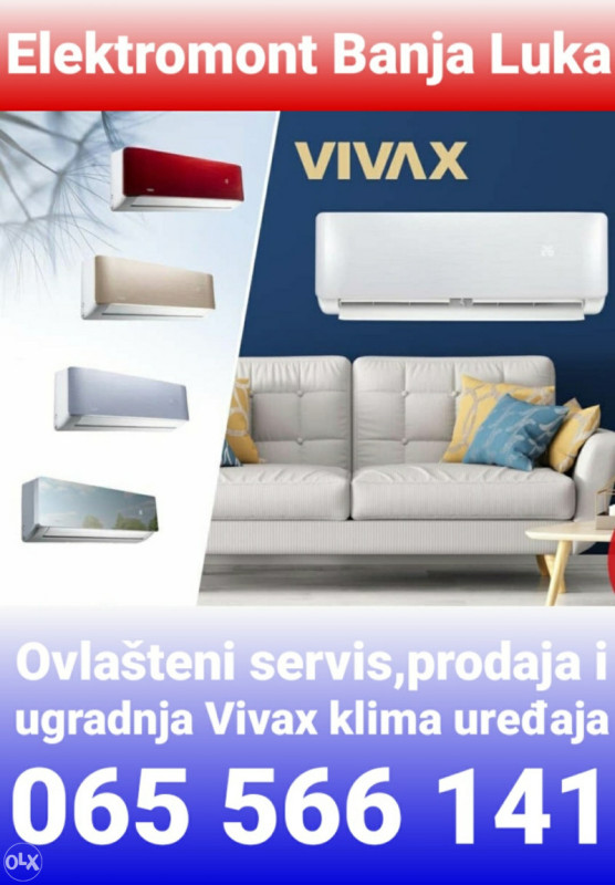 AKCIJA !!! Vivax klima sa ugradnjom 065 566 141 B.Luka — fotografija 1