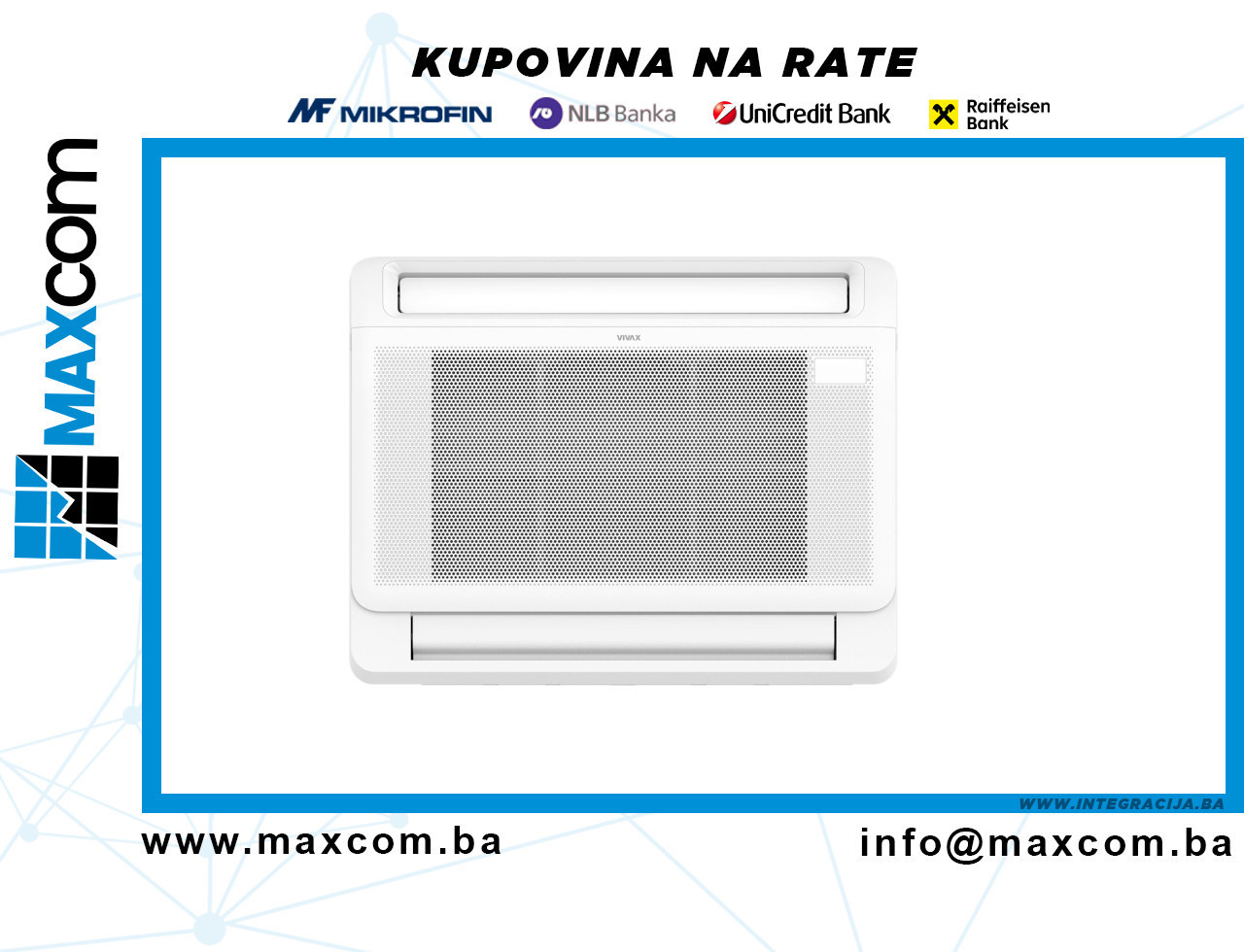 VIVAX COOL, klima ur.komerc., ACP-12CT35AERI R32 - inv. 3.8 — fotografija 1