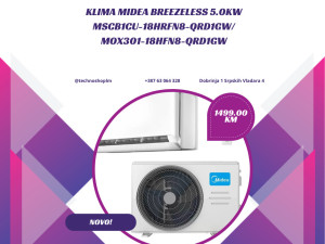 Klima uređaj Midea Breezeless