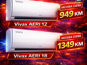 Vivax AERI 12 Inverter Klima 12000 BTU dva grijaca do -25 AKCIJA — fotografija 1