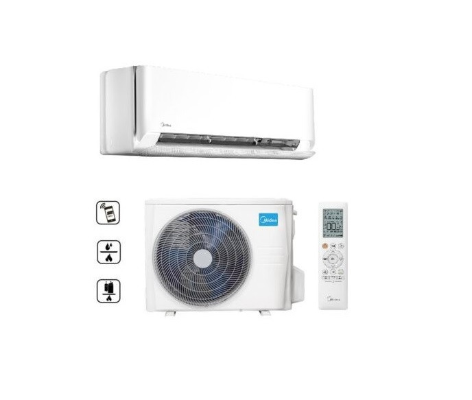 Klima inverter Midea BREEZELESS -20C WIFI + MONTAŽA — fotografija 1