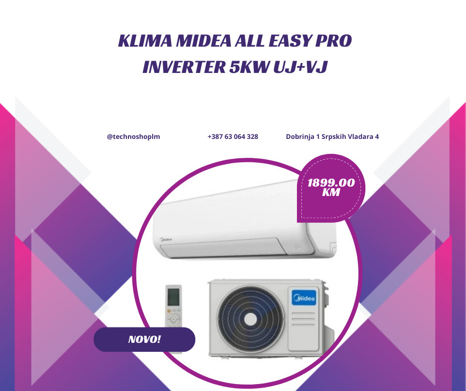 Klima uređaj Midea ALL Easy Pro Inverter — fotografija 1