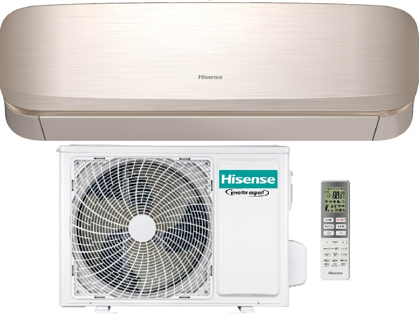 KLIMA HISENSE 12K - QJ35XJ3GG-AS  gold — fotografija 1