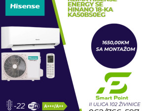 Hisense Klima 18-ka KA50 INVERTER -22 Energy SE HiNano