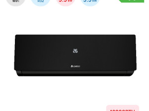 Klima Chigo 12000BTU, 3.5kW, A++, R32, -25 C grijač, WiFi, crna — fotografija 1