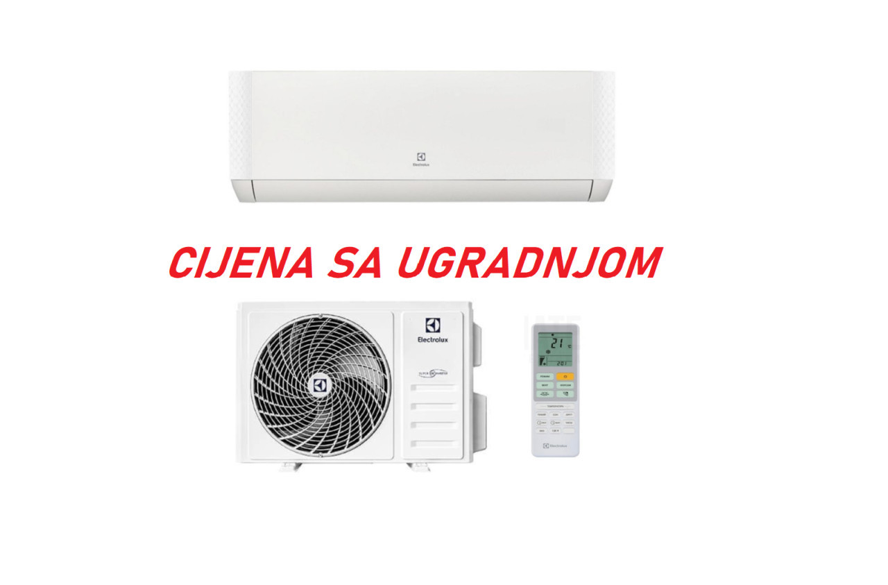 KLIMA 12 INVERTER -20C Electrolux CIJENA SA UGRADNJOM — fotografija 1