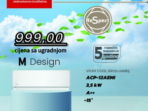 Klima VIVAX 12 INVERTER - 999,00 SA UGRADNJOM