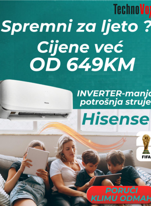 Klima Hisense Expert smart — fotografija 1