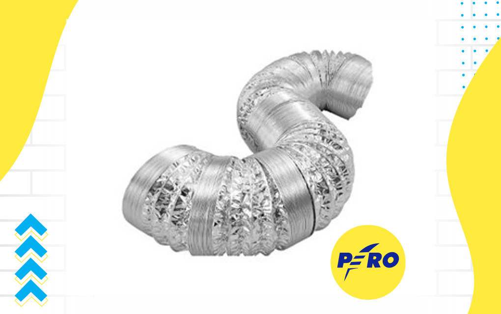 Crijevo fleksibilno aluminijsko za ventilaciju 100mm 3m 420-952 C — fotografija 1